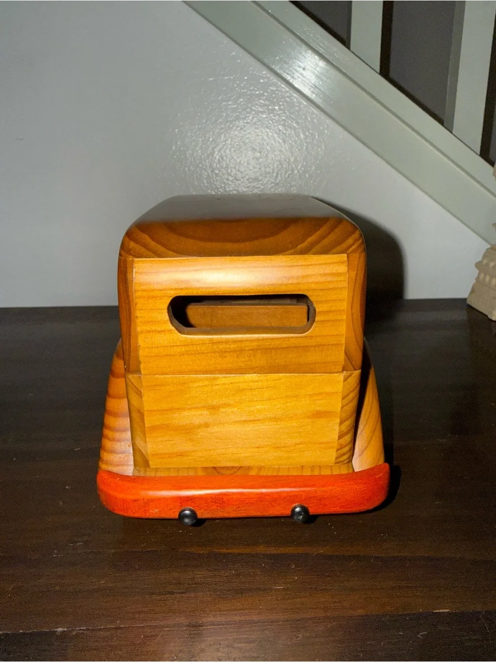 Wooden Classic Toy Car in Natural Wood Tone - Kids Toys